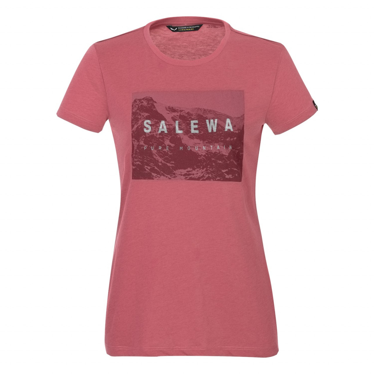 Salewa Women's Frames Dry Short Sleeve T-Shirts Pink VPX-364789